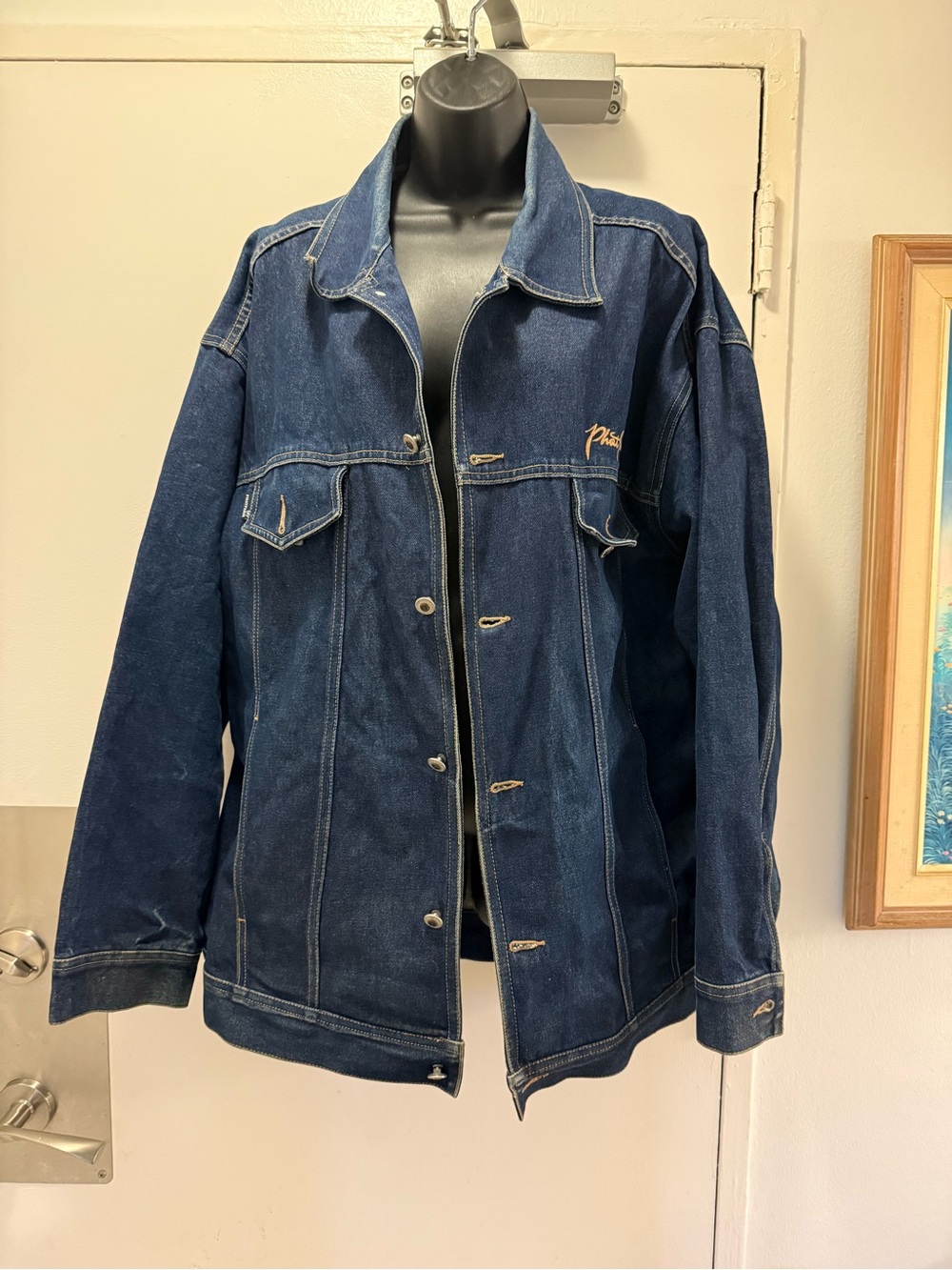 Vintage Y2K phat farm Dark Blue Denim Jacket